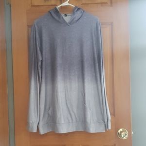 Blue Ombre Lightweight Hoodie